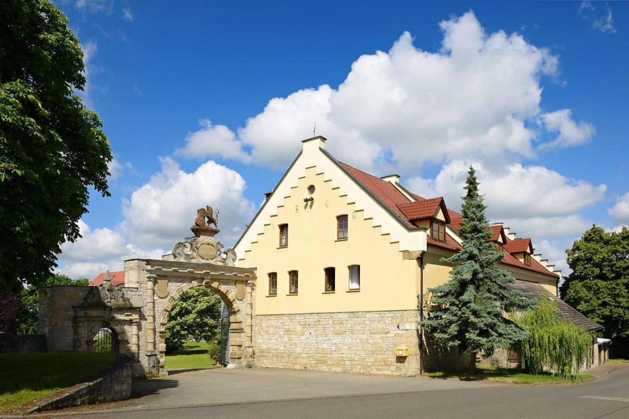 Hotel Und Restaurant Rittergut Kreipitzsch 萨勒河畔瑙姆堡 外观 照片